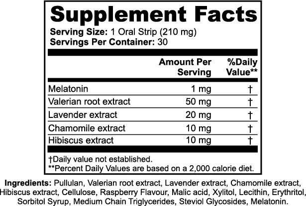 TrustFinds Sleep Supplement Strips