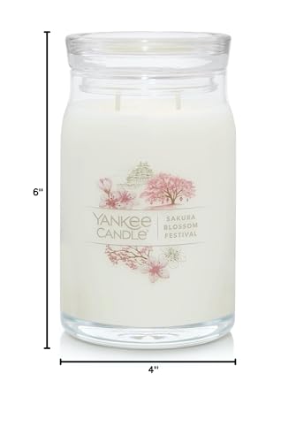 Yankee Candle Pink Sands Scented, Classic 22oz Large Jar Single Wick Candle, Over 110 Hours of Burn Time, Perfect for Creating Relaxing Atmosphere