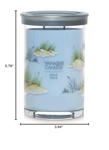 Yankee Candle Pink Sands Scented, Classic 22oz Large Jar Single Wick Candle, Over 110 Hours of Burn Time, Perfect for Creating Relaxing Atmosphere