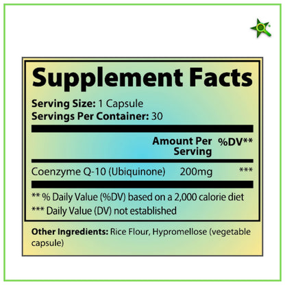 TrustFinds Quick Absorption CoQ10 200mg - Coenzyme Q10 200mg Potent Antioxidant for Heart Energy and Aging Support - High Stability CoQ10 Ubiquinone Capsules - Made in a cGMP US Lab (30 Servings)