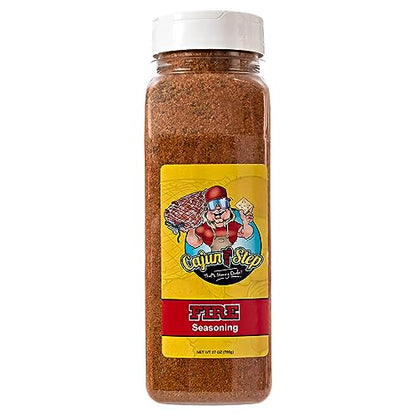 Cajun Two Step Seasoning by StaleKracker - 1 pck, Fire Seasoning for Authentic Creole Louisiana Cuisine (27 oz.)