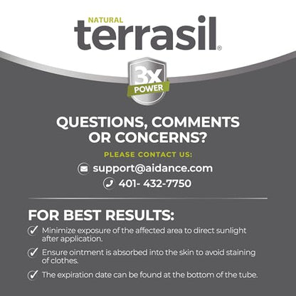 terrasil Clotrimazole Antifungal Cream, Relief for Fungal Yeast Infections, Jock Itch, Athletes Foot, Ringworm for Men & Women, Clinically Proven Treatment of Skin Fungus. Packaging May Vary (0.5oz)