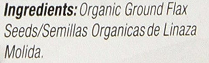 Badia Organic Ground Flax Seed, 16 oz - Superfood High in Fiber & Omega-3, Certified Organic, Non-GMO, Baking, Smoothies & Cooking