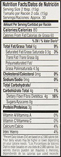 Badia Organic Ground Flax Seed, 16 oz - Superfood High in Fiber & Omega-3, Certified Organic, Non-GMO, Baking, Smoothies & Cooking