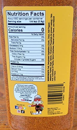 Cajun Two Step Seasoning by StaleKracker - 1 pck, Fire Seasoning for Authentic Creole Louisiana Cuisine (27 oz.)
