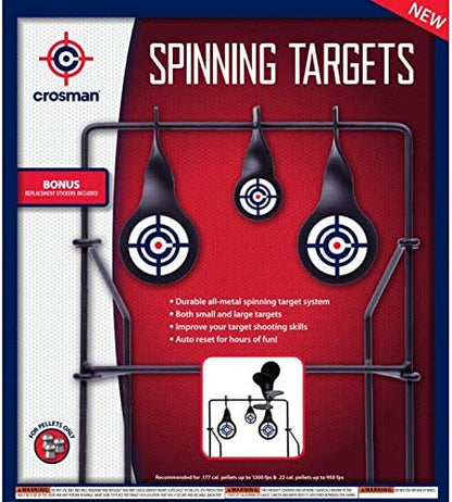 Crosman CSLT Metal Spinning Target,Black