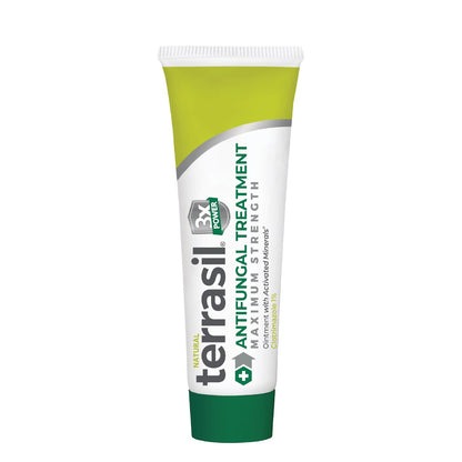 terrasil Clotrimazole Antifungal Cream, Relief for Fungal Yeast Infections, Jock Itch, Athletes Foot, Ringworm for Men & Women, Clinically Proven Treatment of Skin Fungus. Packaging May Vary (0.5oz)