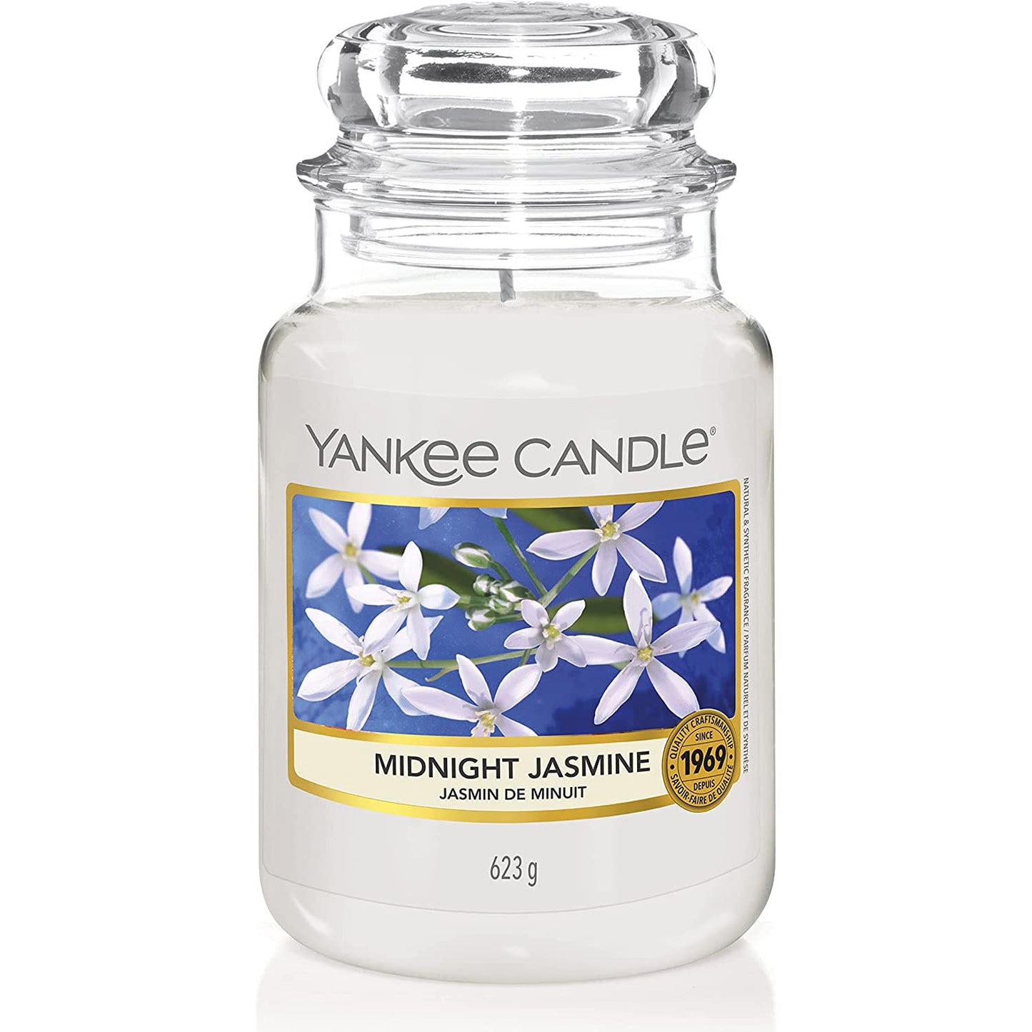 Yankee Candle Pink Sands Scented, Classic 22oz Large Jar Single Wick Candle, Over 110 Hours of Burn Time, Perfect for Creating Relaxing Atmosphere