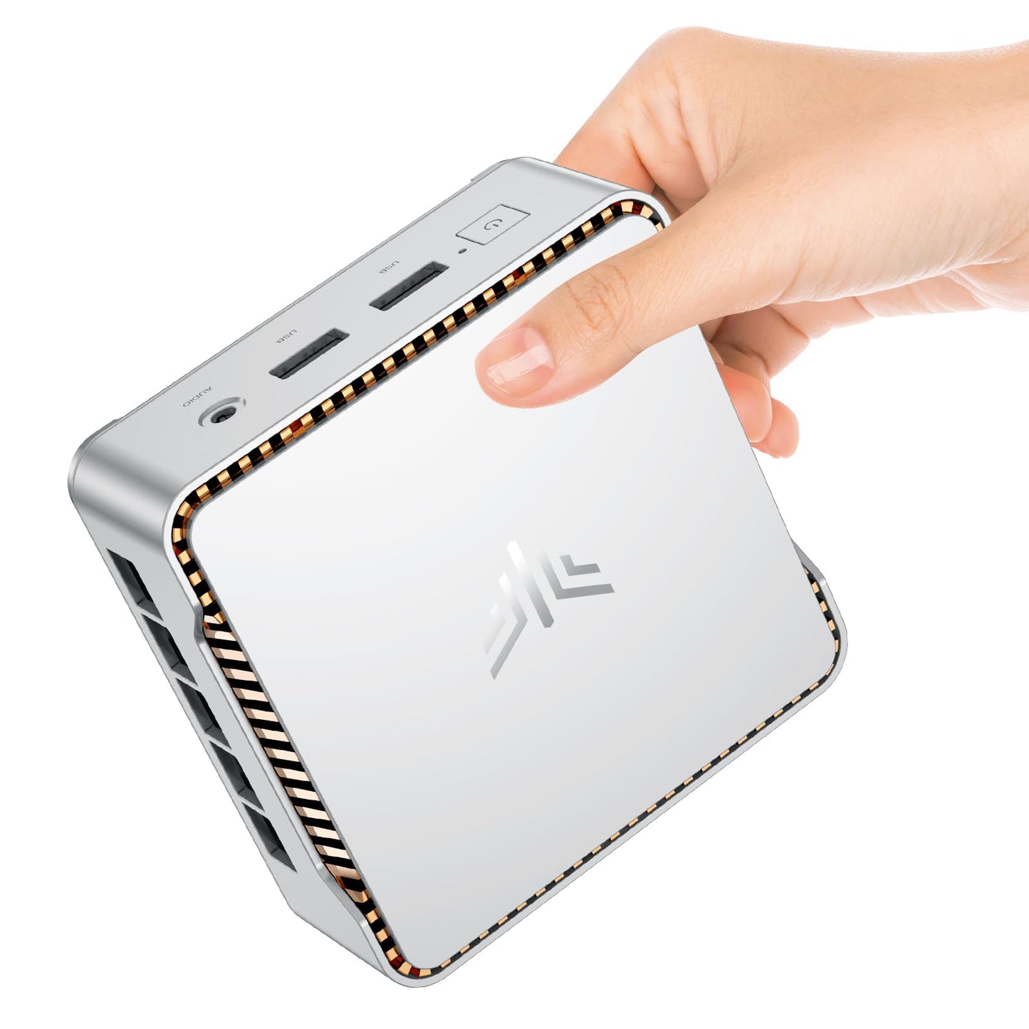 KAMRUI Pinova P2 Mini Gaming PC, Core i5-12600H(Beats 1185G7/12450H), 16GB DDR4 512GB SSD Mini PC, 12C/16T,4.5GHz, Triple 4K Display(DP+HDMI+USB-C)/WiFi6/BT5.2 Mini Computers for Home/Office/Business