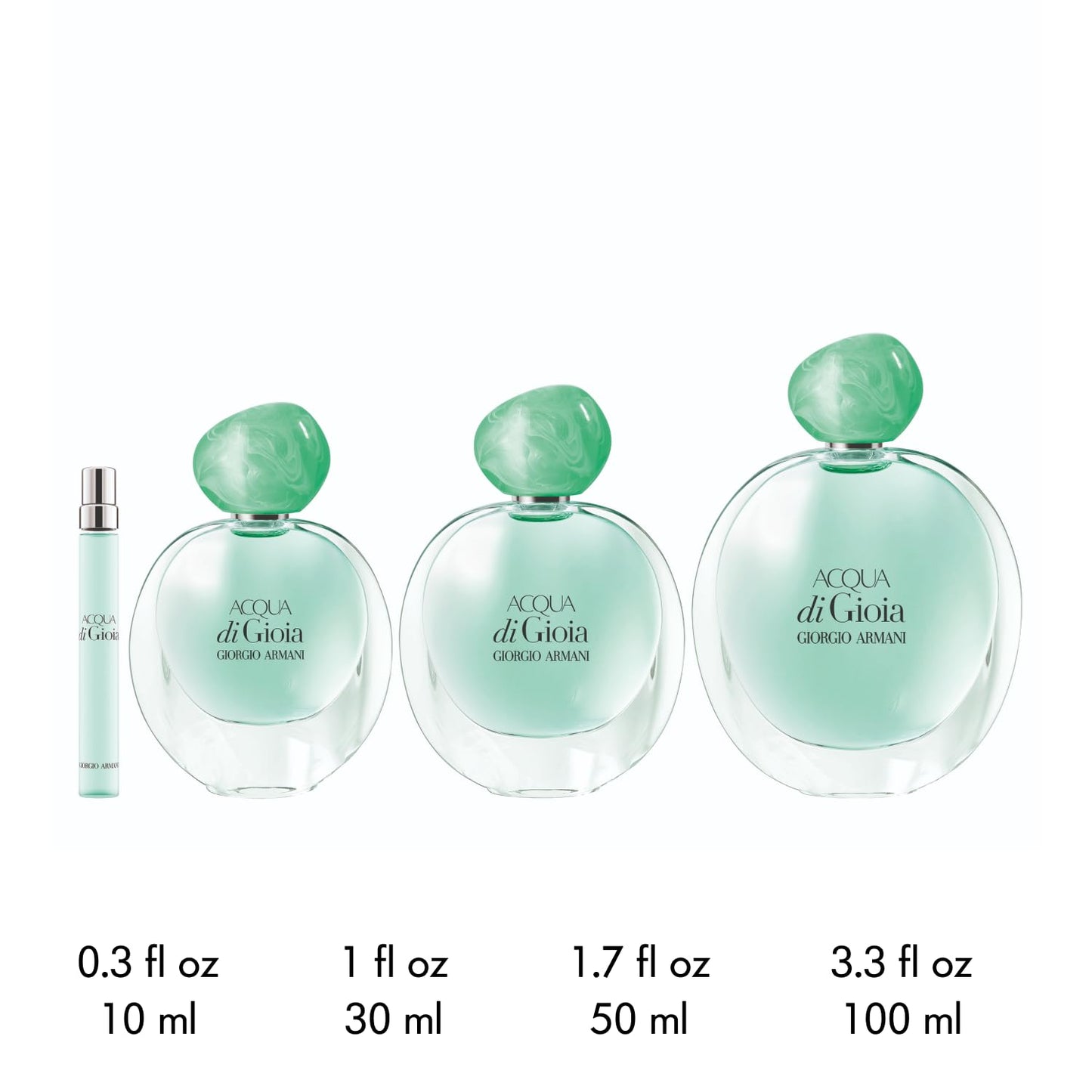 Armani Beauty - Acqua di Gioia - Eau de Parfum - Floral Fruity Fragance for Women - Primofiore Lemon, Water Jasmine, Cedarwood Notes - 1.0 Fl Oz