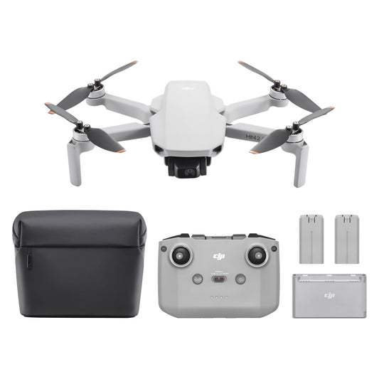 DJI Mini 2 SE Fly More Combo, Mini Drone with 10km Video Transmission, 3 Batteries for 93 Mins Max Flight Time, Under 249 g, QHD Video, Auto Return, QuickShots, Drone with Camera for Beginners