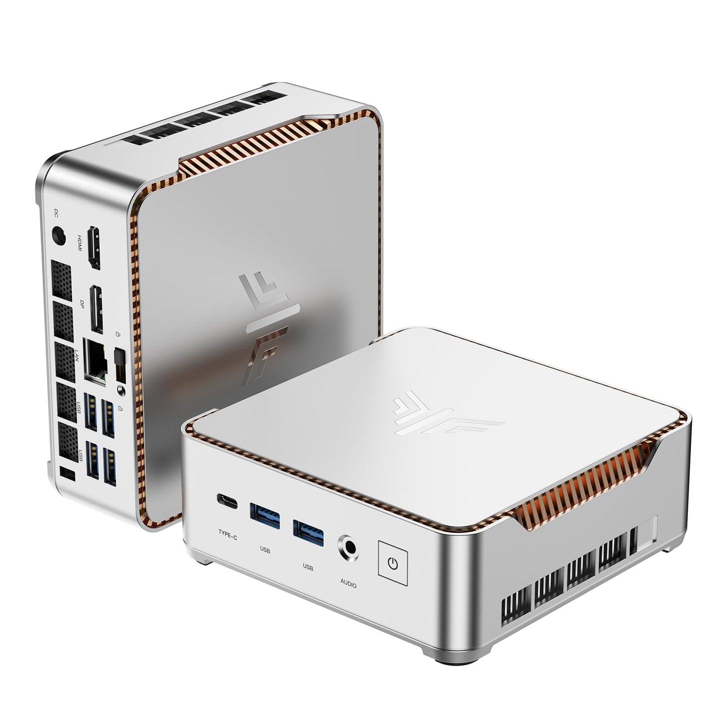 KAMRUI Pinova P2 Mini Gaming PC, Core i5-12600H(Beats 1185G7/12450H), 16GB DDR4 512GB SSD Mini PC, 12C/16T,4.5GHz, Triple 4K Display(DP+HDMI+USB-C)/WiFi6/BT5.2 Mini Computers for Home/Office/Business