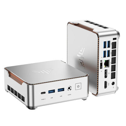 KAMRUI Pinova P2 Mini Gaming PC, Core i5-12600H(Beats 1185G7/12450H), 16GB DDR4 512GB SSD Mini PC, 12C/16T,4.5GHz, Triple 4K Display(DP+HDMI+USB-C)/WiFi6/BT5.2 Mini Computers for Home/Office/Business