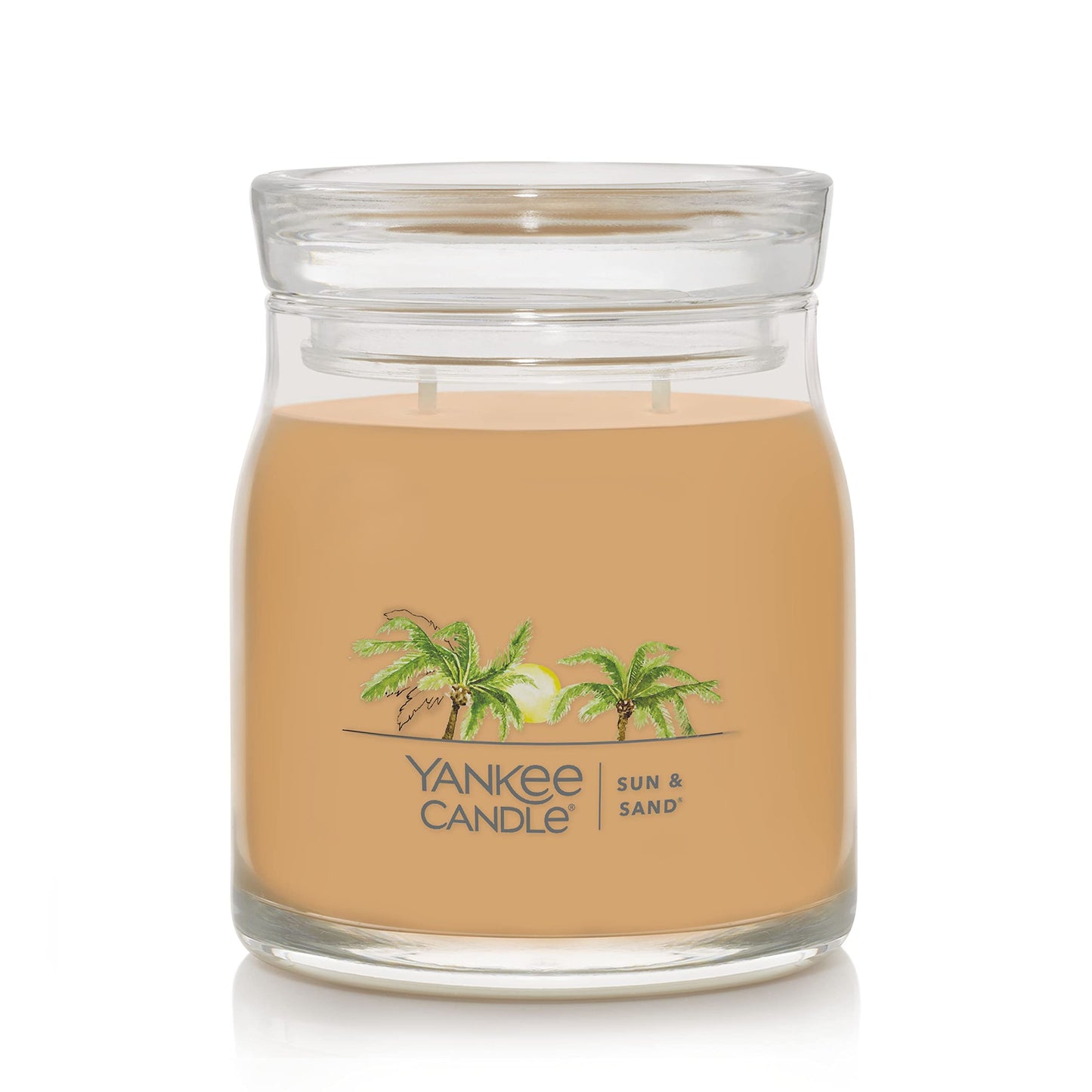 Yankee Candle Pink Sands Scented, Classic 22oz Large Jar Single Wick Candle, Over 110 Hours of Burn Time, Perfect for Creating Relaxing Atmosphere
