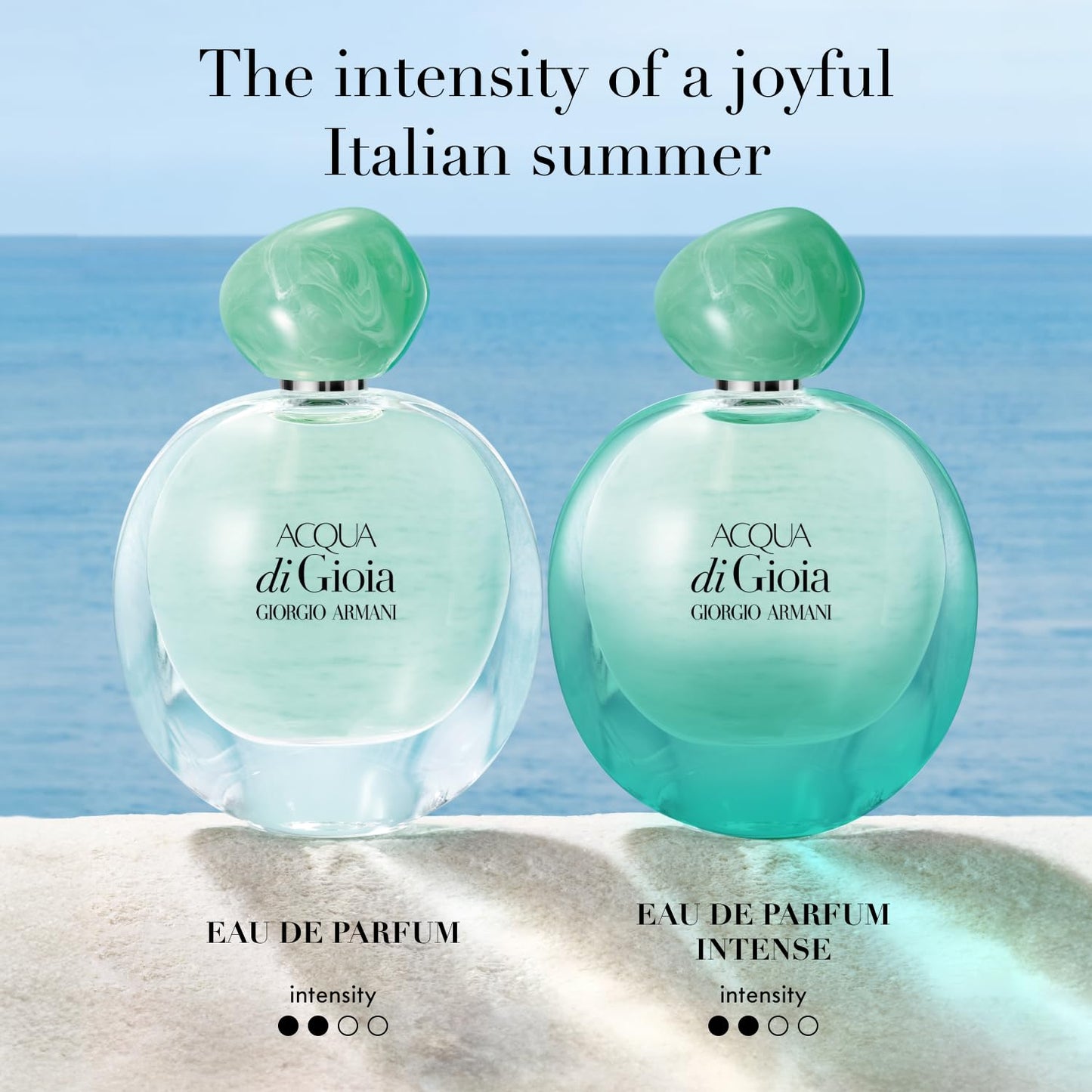 Armani Beauty - Acqua di Gioia - Eau de Parfum - Floral Fruity Fragance for Women - Primofiore Lemon, Water Jasmine, Cedarwood Notes - 1.0 Fl Oz