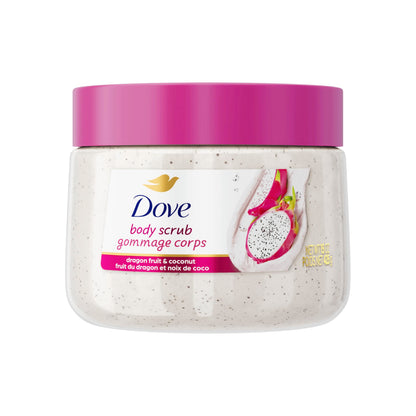 Dove Brown Sugar and Coconut Butter Body Scrub Exfoliates and Deeply Nourishes for Smooth, Radiant Skin 15 oz