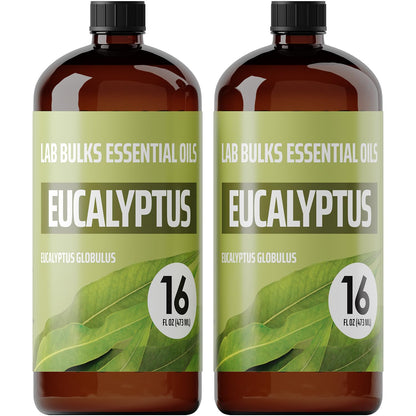 (2-Pack) Lavender Essential Oil for Diffusers, Candles, Hair, Spray, Home – 16 oz Bulk
