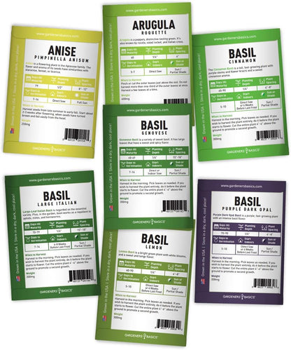 35 Medicinal & Culinary Herb Seeds Variety Pack – Heirloom Non-GMO Garden Kit for Indoor, Outdoor, or Greenhouse Growing – Apothecary, Tea & Cooking Herbs – Premium Gift for Gardeners & Homesteaders