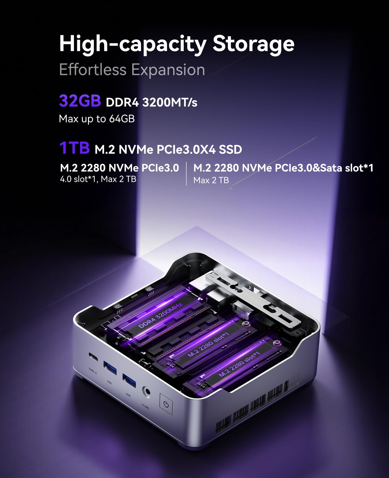 KAMRUI Pinova P2 Mini Gaming PC, Core i5-12600H(Beats 1185G7/12450H), 16GB DDR4 512GB SSD Mini PC, 12C/16T,4.5GHz, Triple 4K Display(DP+HDMI+USB-C)/WiFi6/BT5.2 Mini Computers for Home/Office/Business