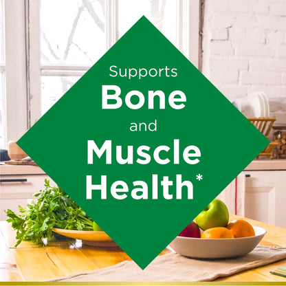 Nature's Bounty Magnesium, Bone and Muscle Health, Whole Body Support, Tablets, 500 Mg, 200 Ct