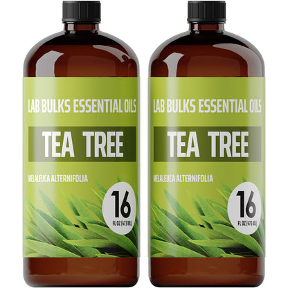 (2-Pack) Lavender Essential Oil for Diffusers, Candles, Hair, Spray, Home – 16 oz Bulk