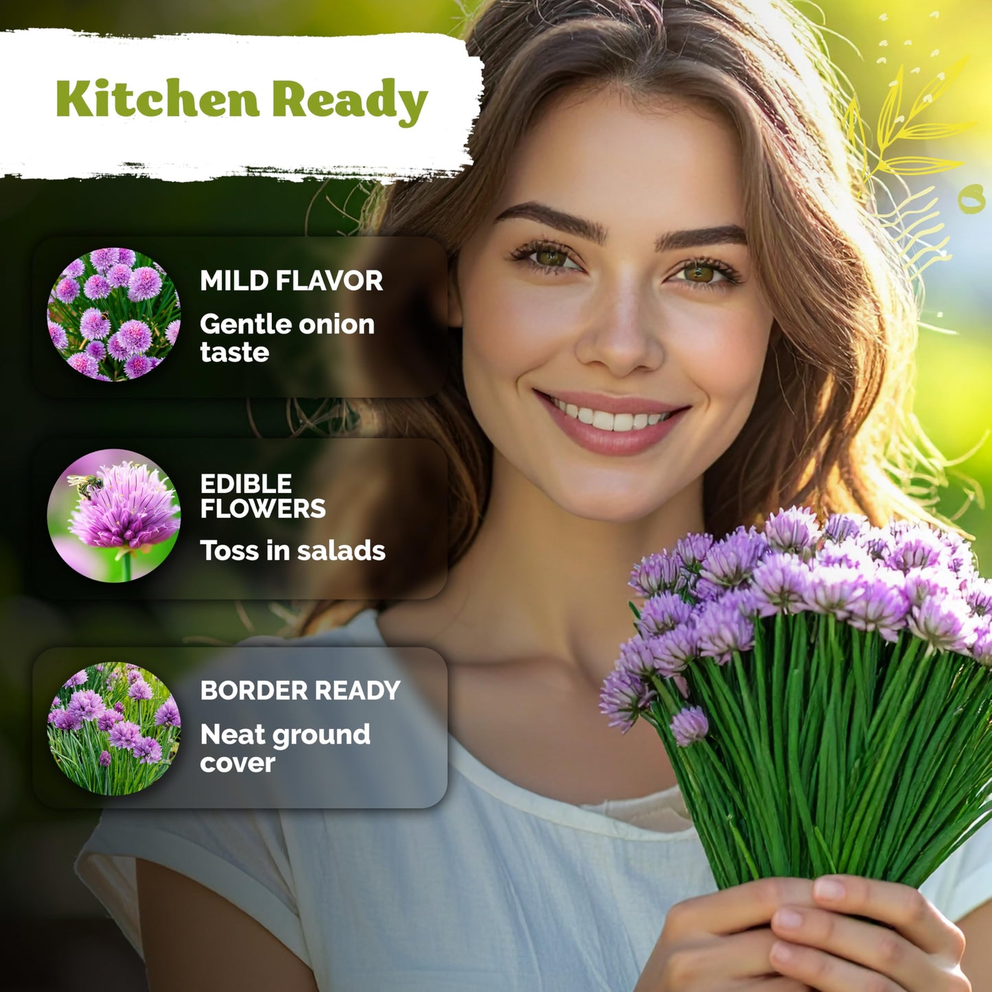 KVITER 500 Lemon Thyme Seeds for Planting (Thymus Pulegioides) – Wild Creeping Thyme Seeds Ground Cover, Aromatic & Drought-Tolerant Herbaceous Flower – Ideal for Walls, Fences & Herb Garden