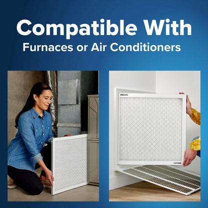 Filtrete 20x20x1 AC Furnace Air Filter, MERV 5, MPR 300, Capture Unwanted Particles, 3-Month Pleated 1-Inch Electrostatic Air Cleaning Filter, 6-Pack (Actual Size19.69x19.69x0.81 in)