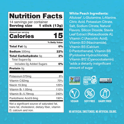 Liquid I.V. Sugar-Free Hydration Multiplier - Lemon Lime – Hydration Powder Packets | Electrolyte Drink Mix | Easy Open Single-Serving Stick | Non-GMO | 14 Sticks
