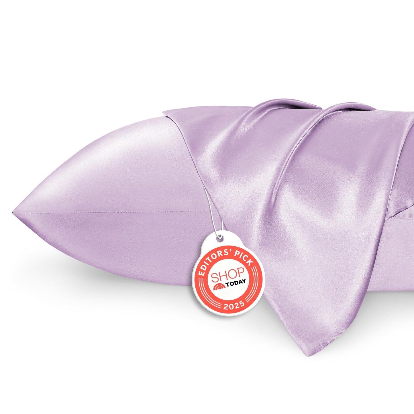 Bedsure Satin Pillowcase, Similar to Silk Pillow Cases Queen Size Set of 2, Cooling Pillow Case Covers with Envelope Closure, Room Decor Valentine Gifts for Women Men, Silver Grey, 20x30 Inches, 2pcs