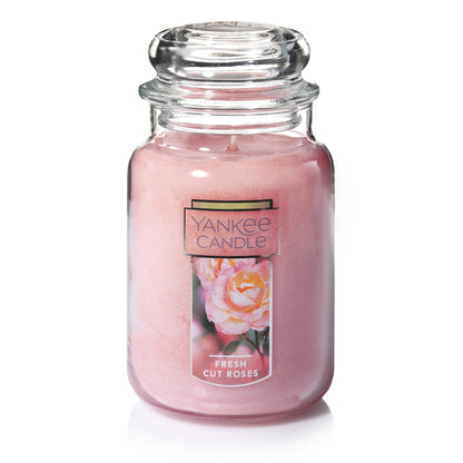 Yankee Candle Pink Sands Scented, Classic 22oz Large Jar Single Wick Candle, Over 110 Hours of Burn Time, Perfect for Creating Relaxing Atmosphere