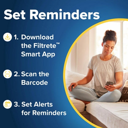 Filtrete 20x20x1 AC Furnace Air Filter, MERV 5, MPR 300, Capture Unwanted Particles, 3-Month Pleated 1-Inch Electrostatic Air Cleaning Filter, 6-Pack (Actual Size19.69x19.69x0.81 in)