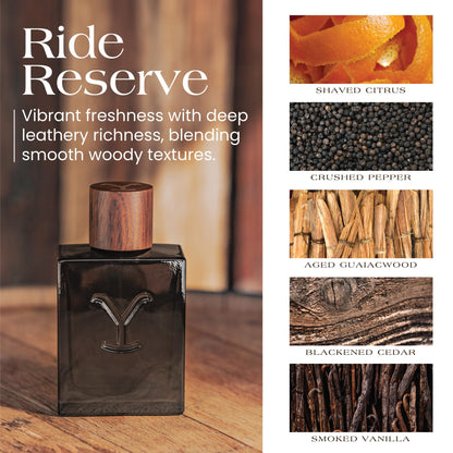 Tru Fragrance Beauty Yellowstone Ride Men's Cologne, 3.4 fl oz (100 ml) - Vibrant, Smokey, Rugged