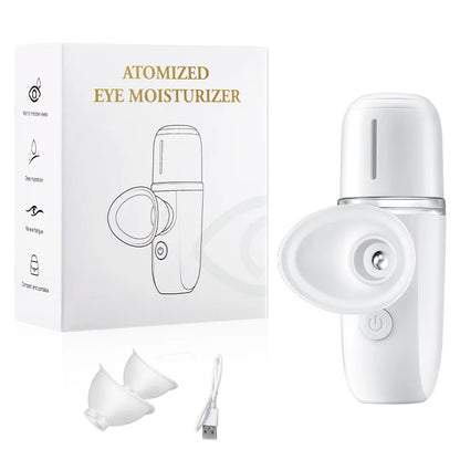 Portable eye moistening instrument Atomizer Beauty instrument Nano steam hot and cold eye protection instrument Humidifier